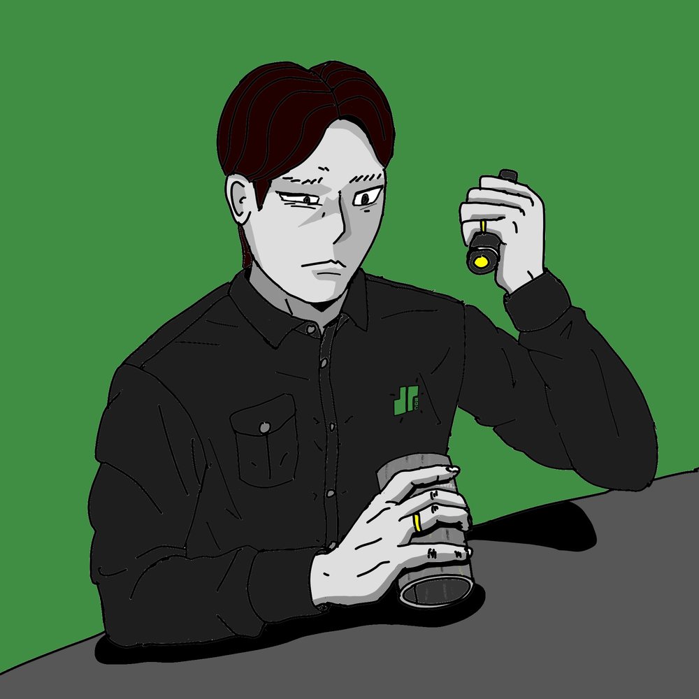 정QC 대표 정유철 (직접 그린 그림)